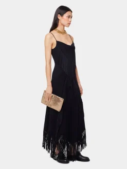 Fashion ROBE LONGUE EN CREPE ENVERS SATIN Sélection De Soirée | Robes