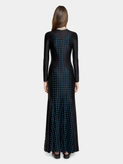 Store ROBE LONGUE EN JERSEY A EMPIECEMENTS Robes