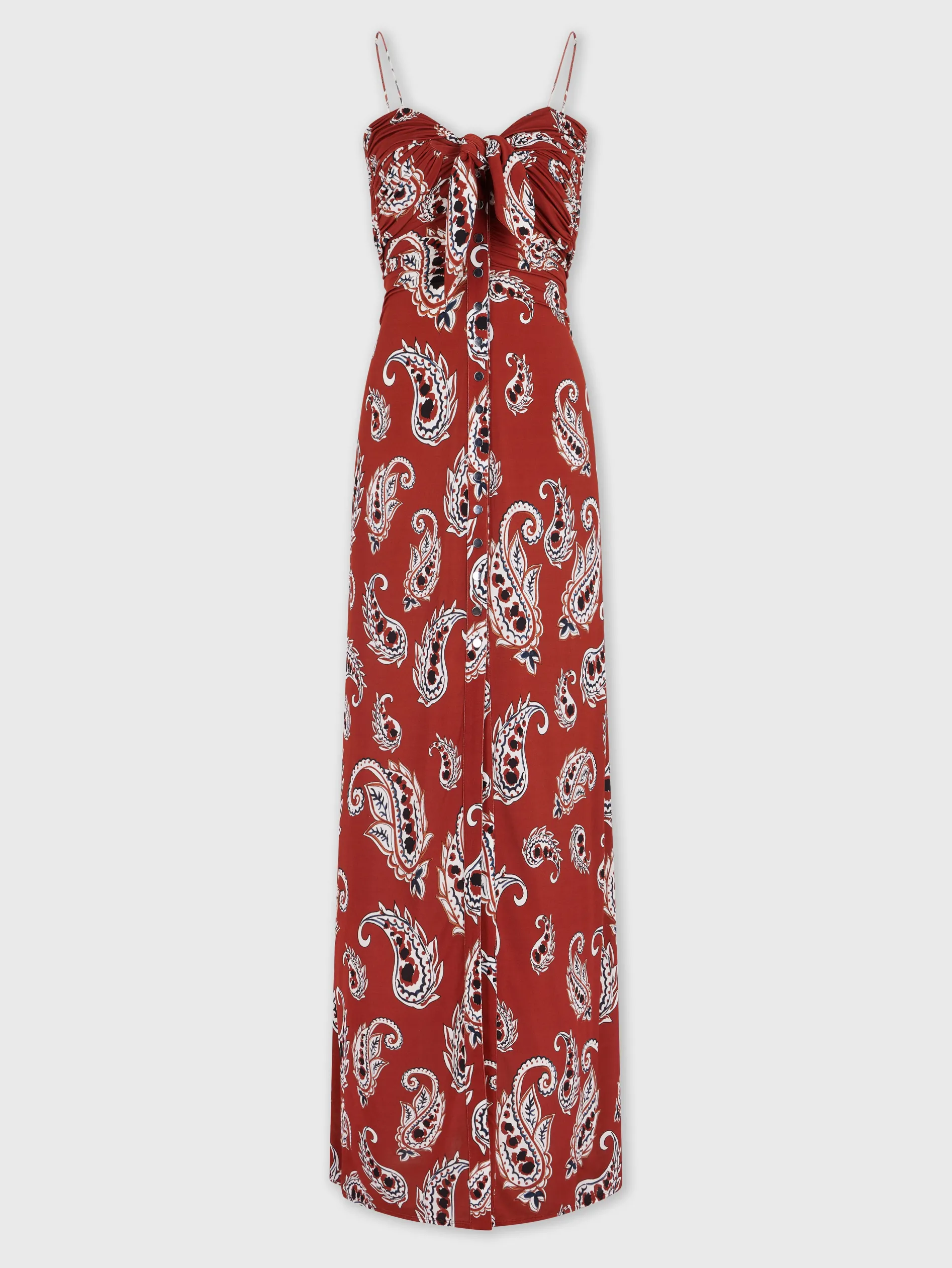 Discount Robe longue imprimée paisley Robes