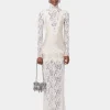 Shop ROBE LONGUE IVOIRE EN DENTELLE Sélection De Soirée | Robes
