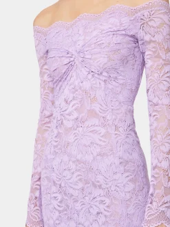 Hot ROBE LONGUE LAVANDE EN DENTELLE Sélection De Soirée | Robes