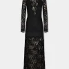 New ROBE LONGUE NOIRE EN DENTELLE Sélection De Soirée | Robes