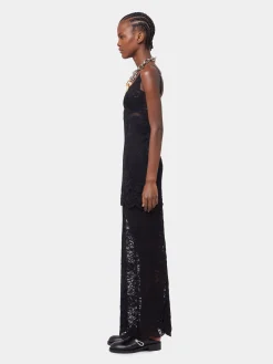 Cheap ROBE LONGUE NOIRE EN DENTELLE Sélection De Soirée | Robes