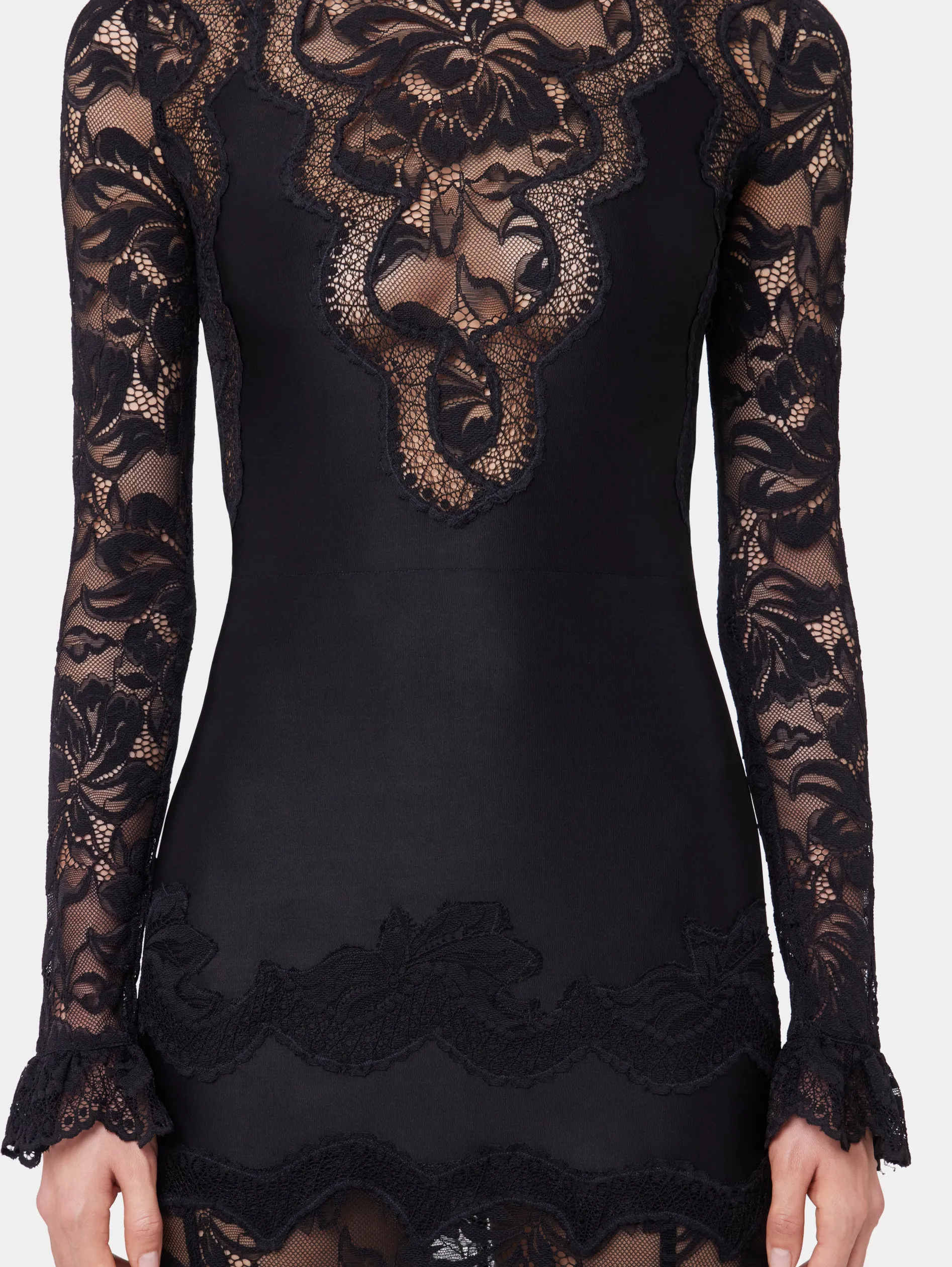 New ROBE LONGUE NOIRE EN DENTELLE Sélection De Soirée | Robes
