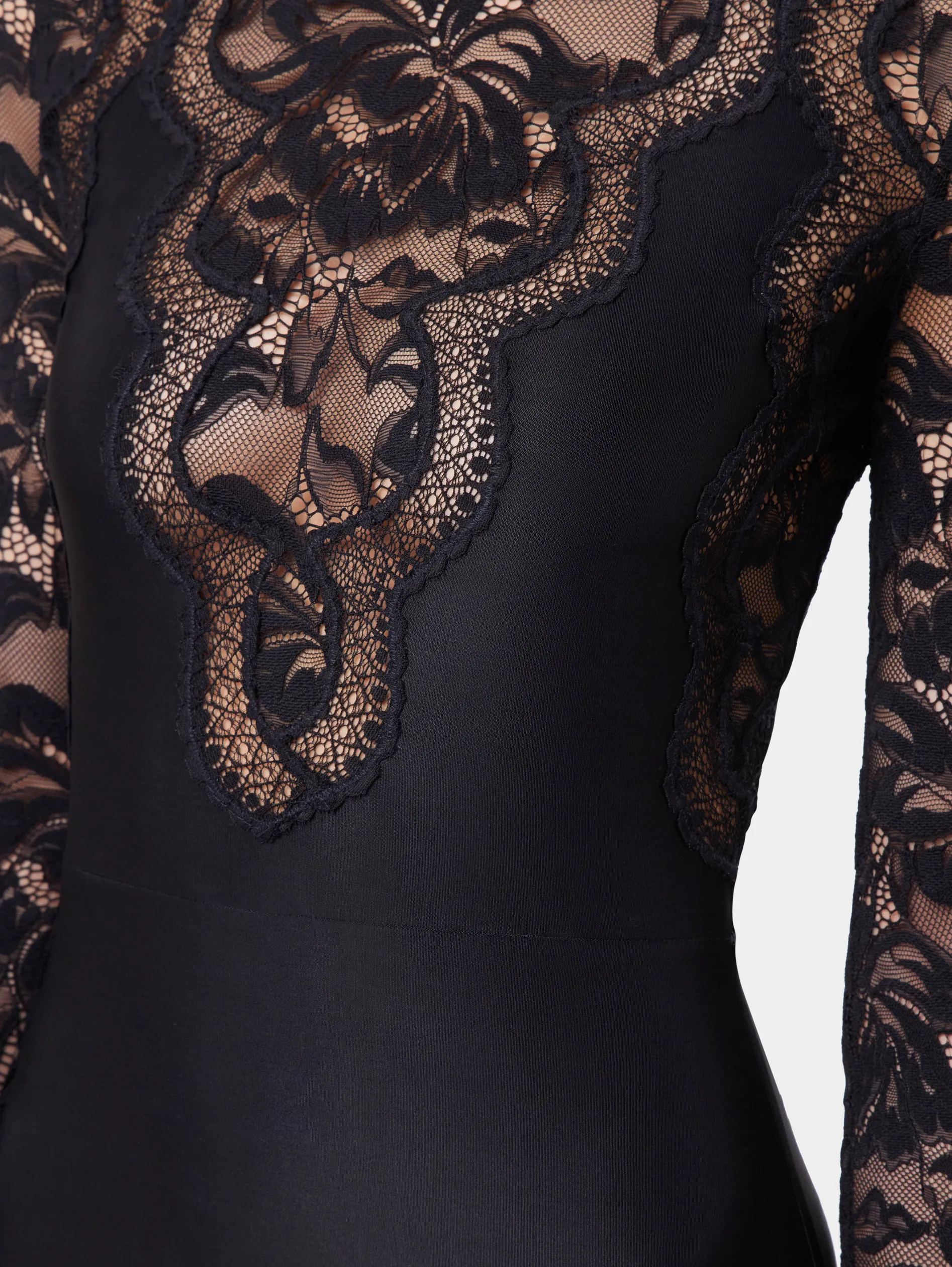 New ROBE LONGUE NOIRE EN DENTELLE Sélection De Soirée | Robes
