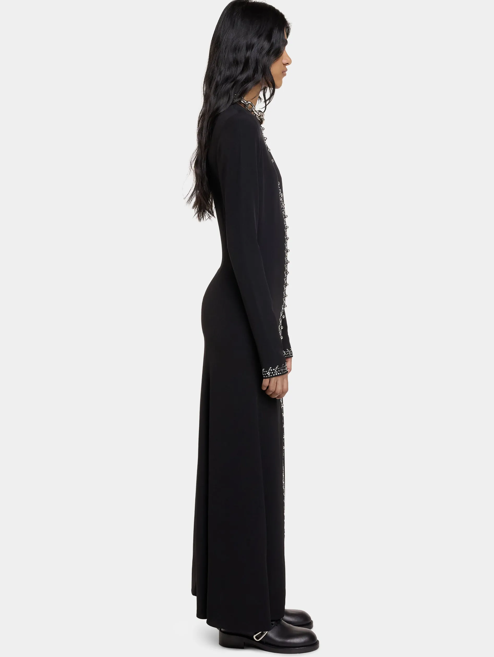 Best ROBE MIDI EN CRÊPE ENVERS SATIN Robes