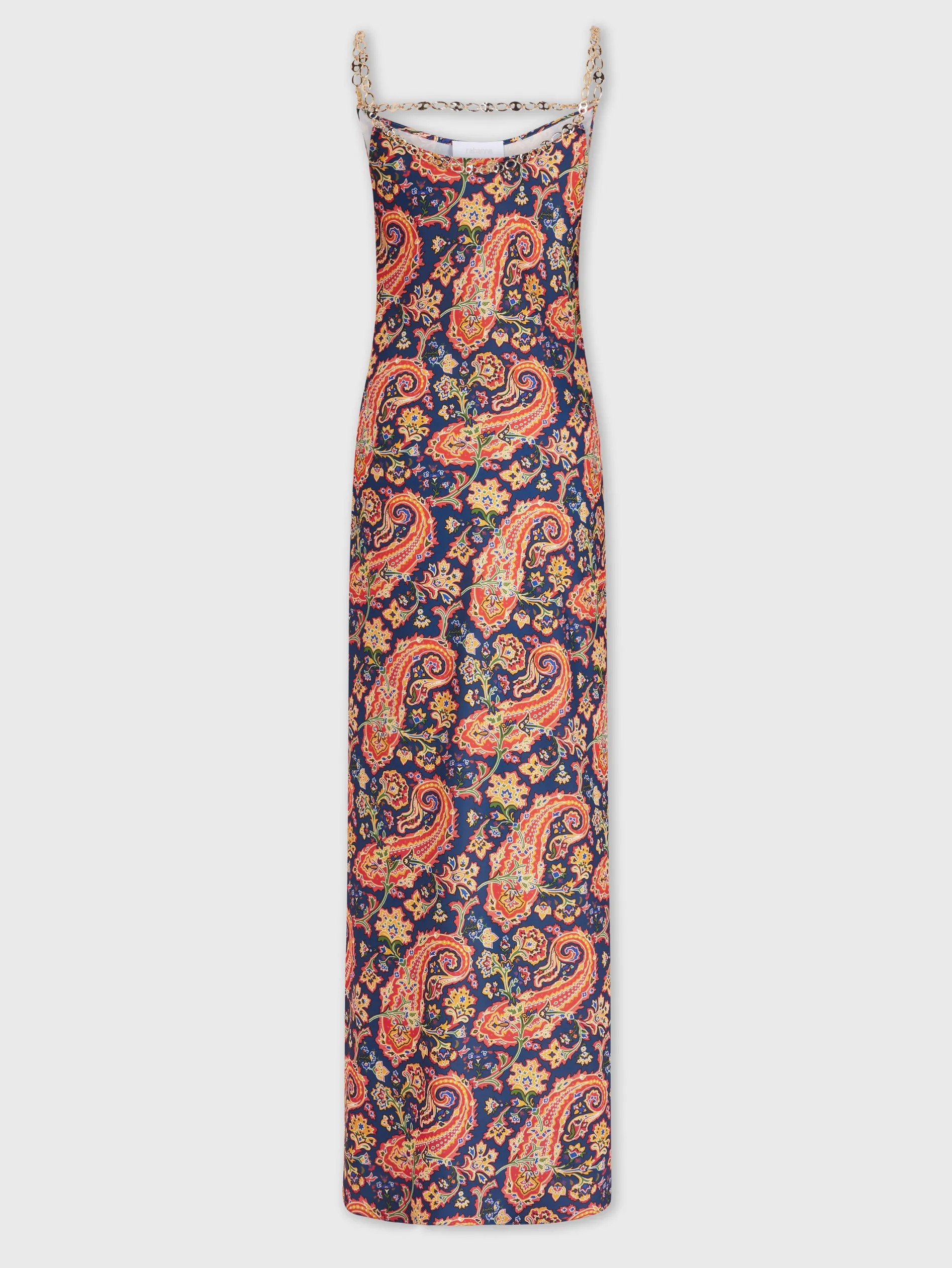 Cheap Robe nuisette à motif paisley à détail de chaîne "eight" Robes