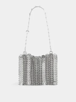 Outlet Sac 1969 gris EN MÉTAL ET CUIR Sacs Porté Épaule | Le Sac 1969