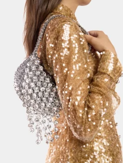 Clearance SAC 1969 MOON à STRASS Sacs Porté Épaule | Le Sac 1969