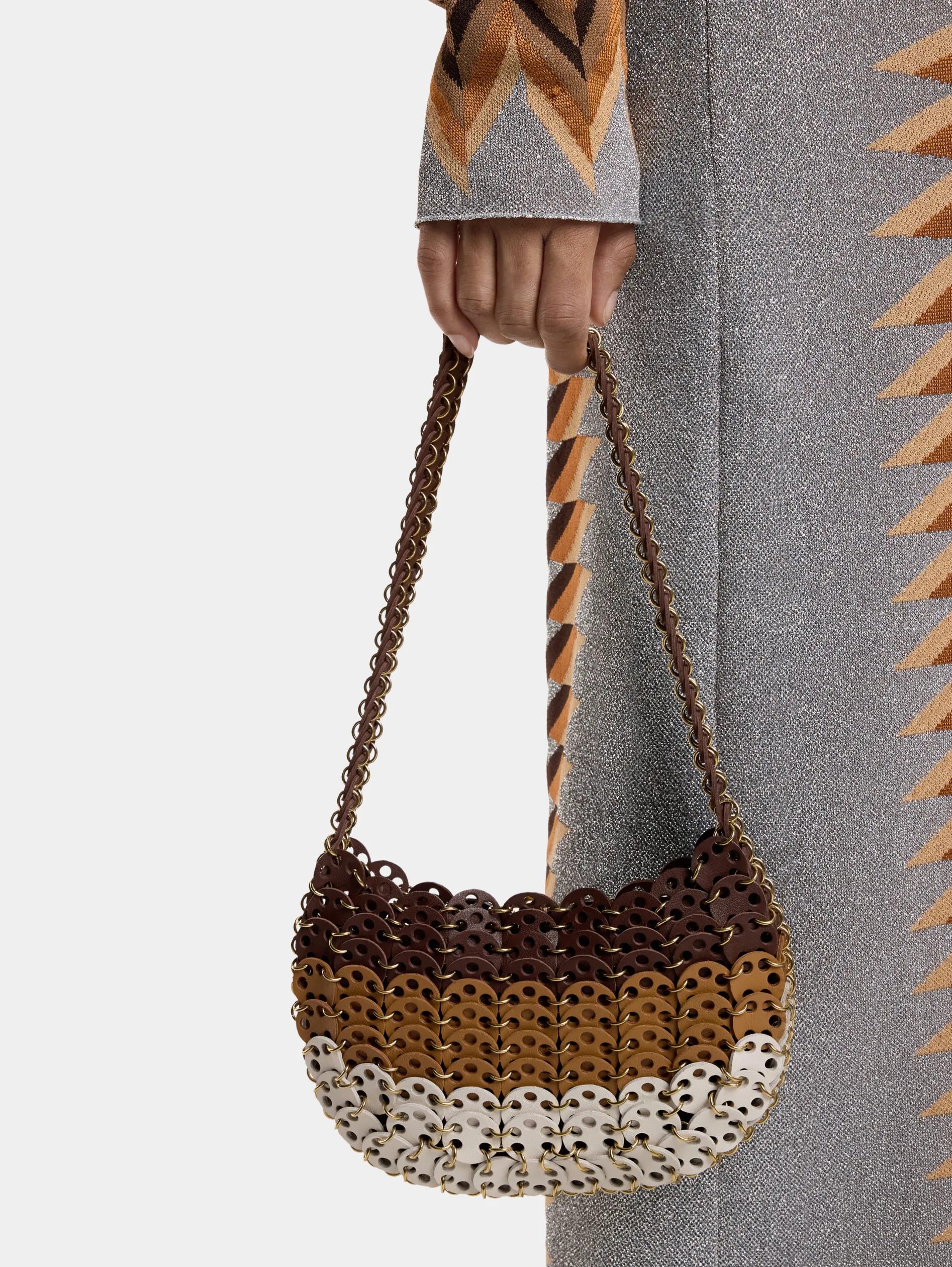 Shop SAC 1969 MOON EN CUIR dégradé Sacs Porté Épaule | Le Sac 1969