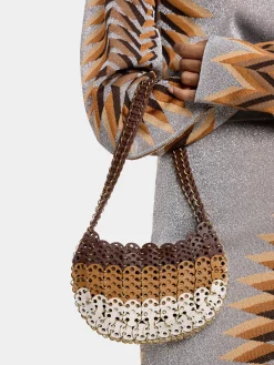 Shop SAC 1969 MOON EN CUIR dégradé Sacs Porté Épaule | Le Sac 1969