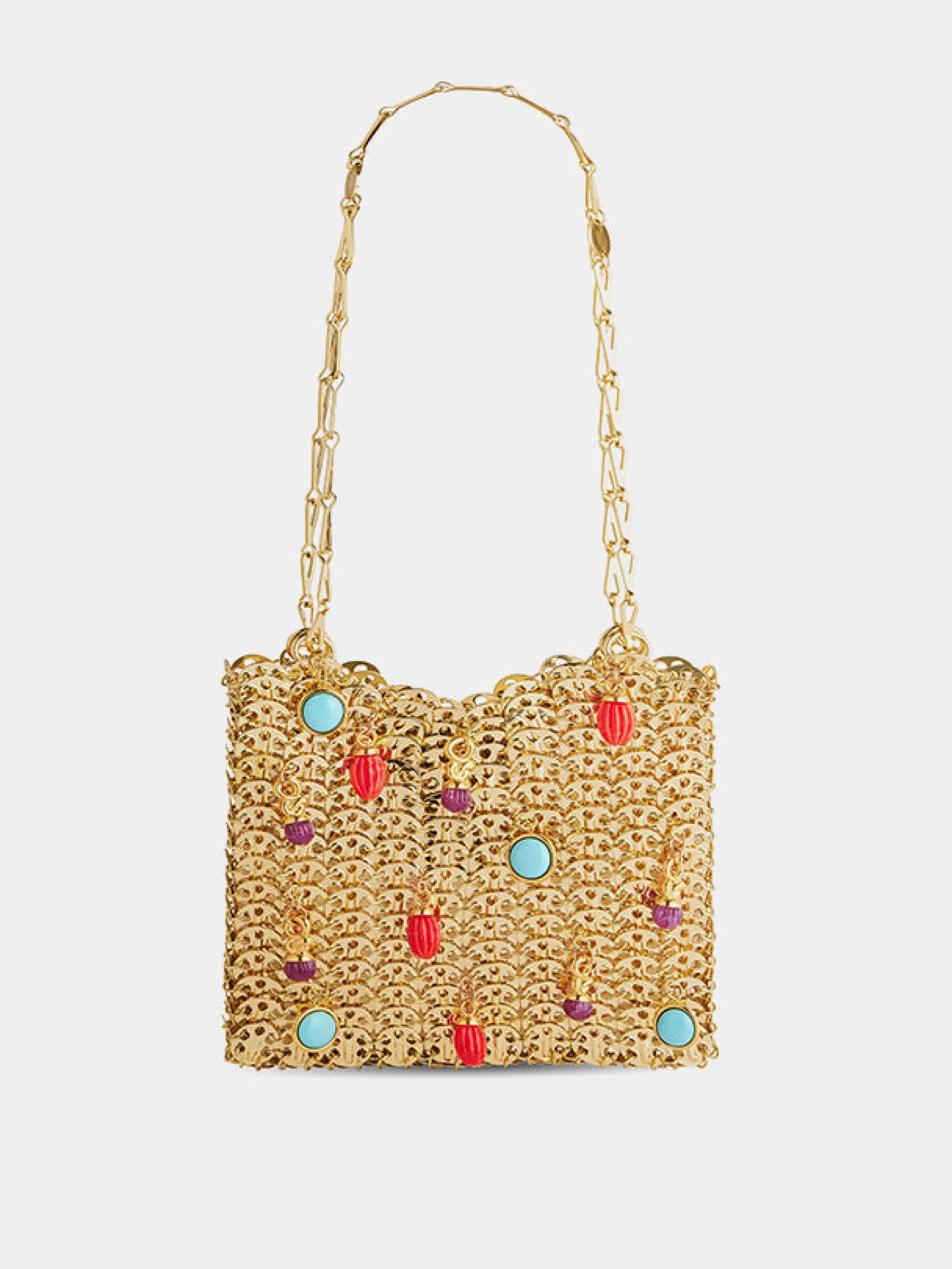 Sale Sac 1969 or orné de breloques colorées Sacs Porté Épaule | Le Sac 1969