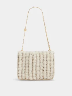 Clearance SAC 1969 SHEARLING Sacs Porté Épaule | Le Sac 1969