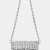 Online Sac argent métallisé en aluminium Sacs De Soirée | Sacs Porté Épaule