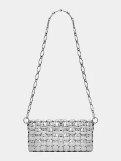 Online Sac argent métallisé en aluminium Sacs De Soirée | Sacs Porté Épaule
