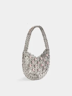 Shop Sac Moon Argent et Strass 1969 Personnalisez Votre Sac | Charms