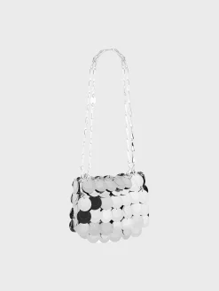Sale Sac nano argenté en pastilles sparkles Sacs De Soirée