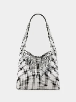 Flash Sale Sac Pixel argent Sacs Porté Épaule