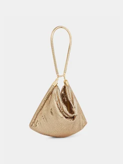 New Sac Pochette cotte de maille dorée Sélection De Soirée | Sacs De Soirée