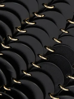 Cheap Small Black bucket Paco bag in leather Les Sacs Paco En Cuir | Sacs Porté Épaule