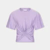 Clearance TEE-SHIRT PIERCING LAVANDE EN JERSEY Sélection De Soirée