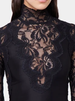 Discount TOP MANCHES LONGUES EN DENTELLE Sélection De Soirée