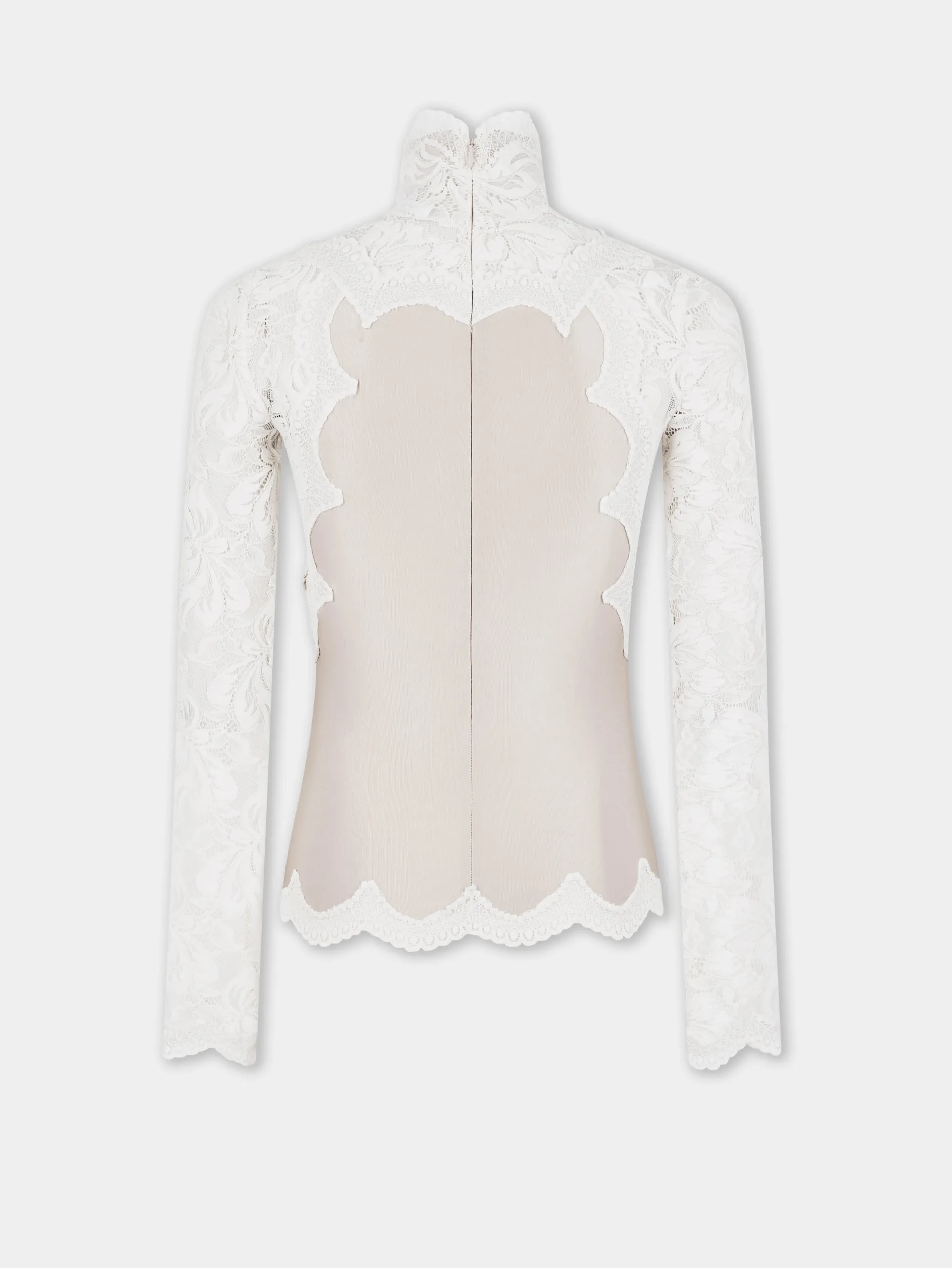 Sale TOP MANCHES LONGUES NOIR EN DENTELLE Sélection De Soirée