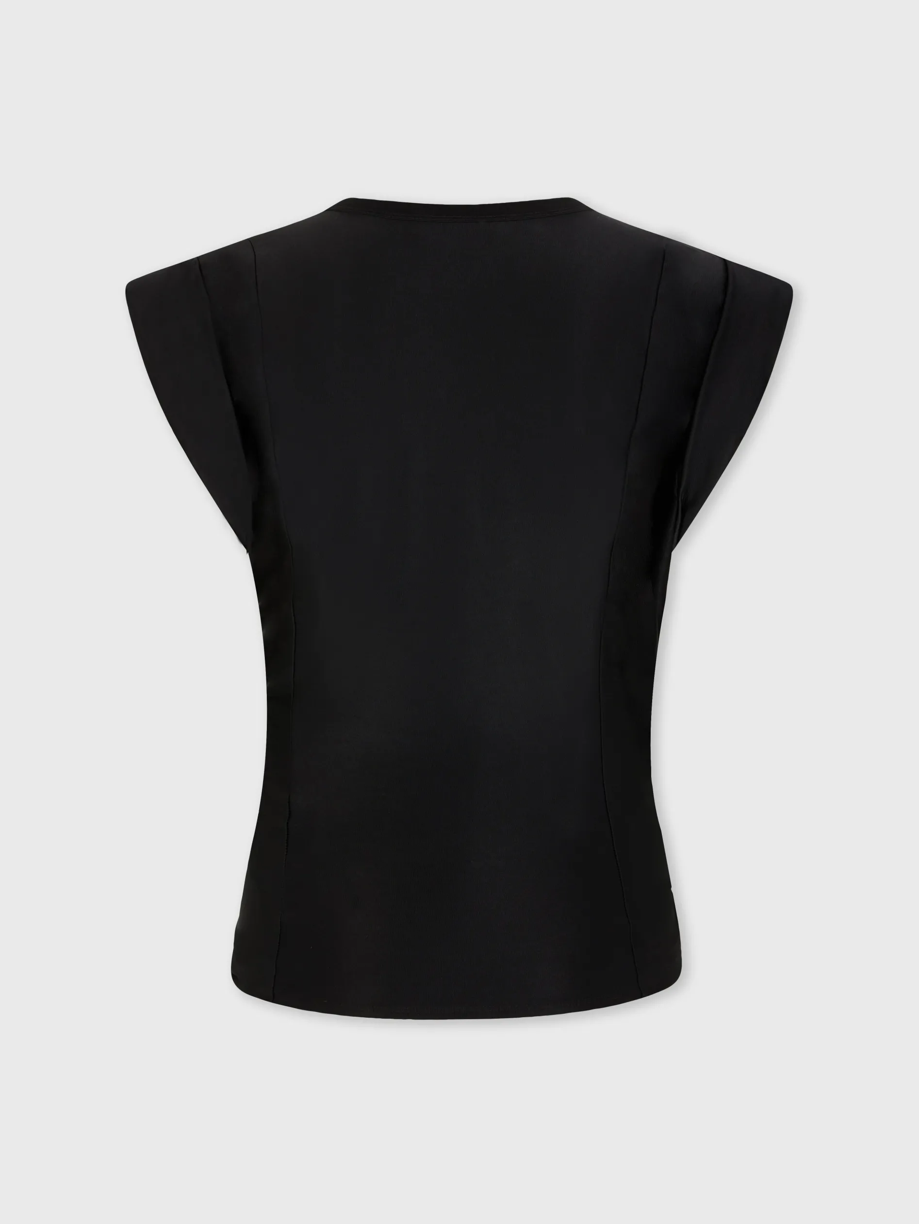Outlet Top noir à piercing signature Hauts