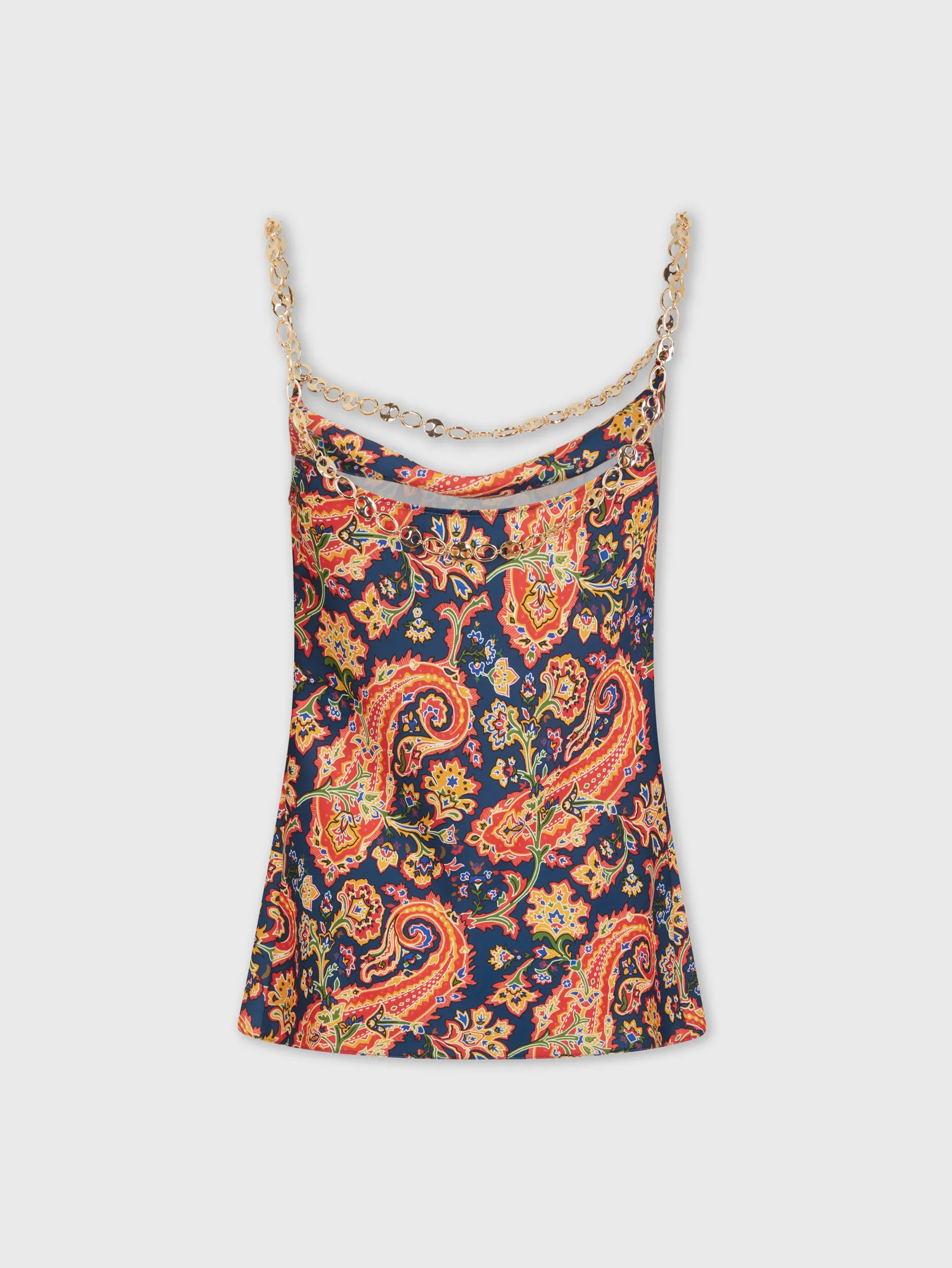 Best Top nuisette à motif à détail de chaîne "eight" Hauts