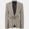 Sale VESTE CINTRéE EN LAINAGE PRINCE DE GALLES Vestes | Maille
